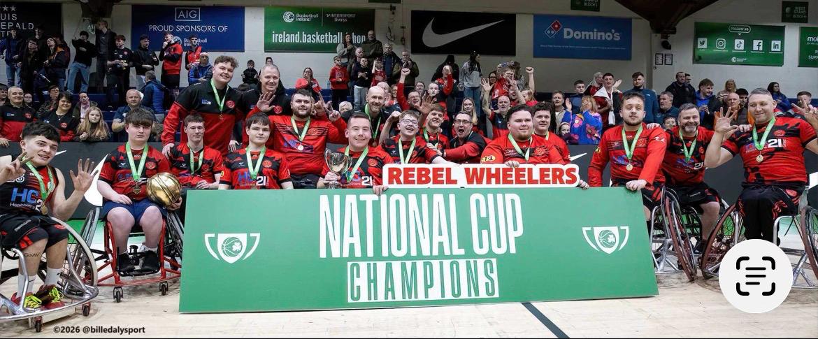 Rebel Wheelers Wheelchair Basketball Team win National Cup